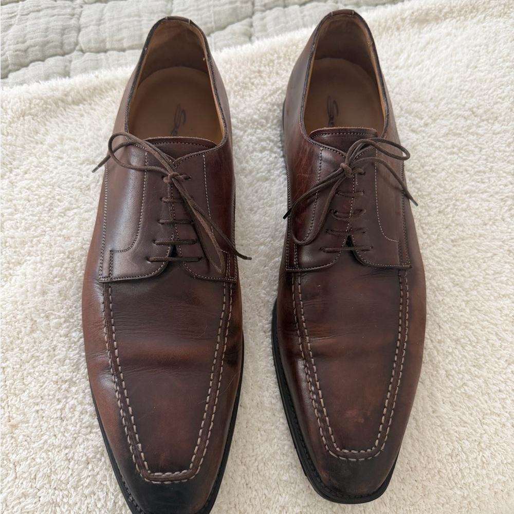 Sanatoni made in Italy men's lace up dress shoes